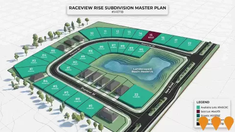 AI impression: Raceview Rise, Communities