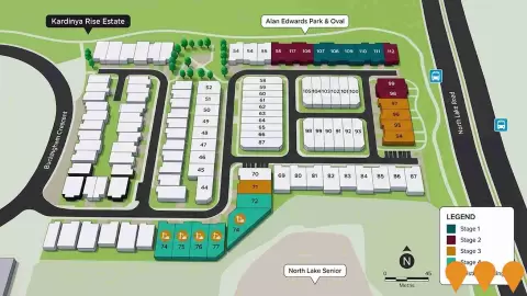 AI impression: Kardinya Rise Estate, Residential Development