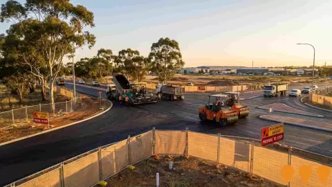 AI impression: North Lake Road - Winterfold Road Intersection Upgrade, Transport & Logistics