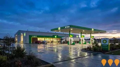 AI impression: Lowes / BP 24-hour service station (Longford), Retail