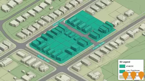 AI impression: Poplar Street Townhouse Development, Residential Development
