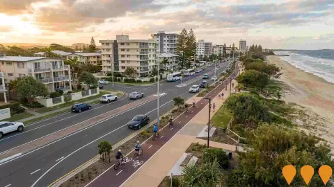 AI impression: Mooloolaba to Maroochydore Cycleway - Alexandra Headland (Stage 6), Transport & Logistics