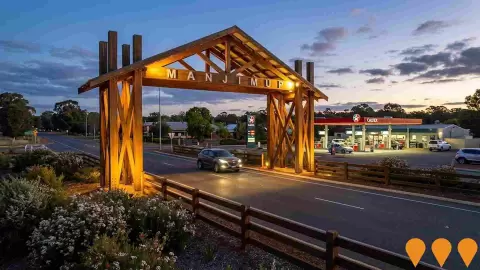 AI impression: Manjimup Community Blueprints, Precincts & Urban Renewal