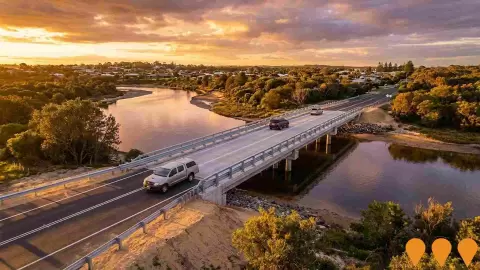 AI impression: Borang Creek Bridge, Transport & Logistics