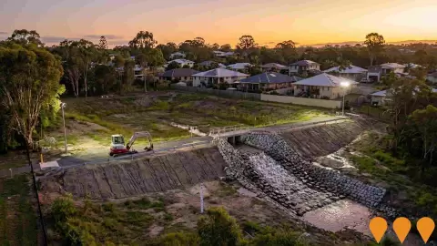 AI impression: Coogera Circuit Detention Basin Upgrade, Environmental & Disaster Management