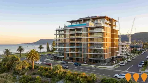 AI impression: COAST Wollongong, Residential Development