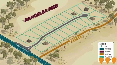 AI impression: Rangelea Rise, Communities
