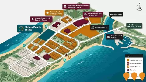 AI impression: Melros Beach Estate, Residential Development