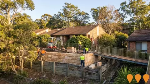 AI impression: Henry Kendall Gardens Retaining Walls Replacement, Residential Development