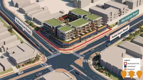 AI impression: Robertson Road Corner Site Development, Residential Development
