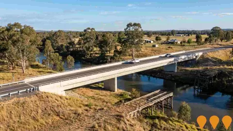 AI impression: Wyndham Street Bridge Replacement, Greta, Transport & Logistics