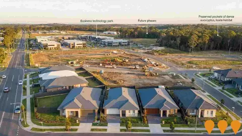 AI impression: Barton Heights Master Plan (Sovereign Hills), Communities