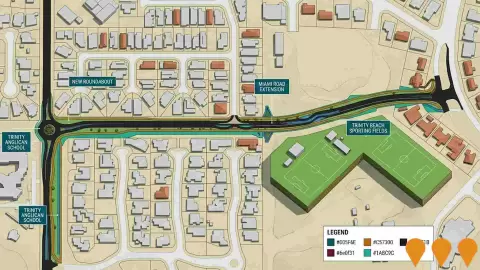 AI impression: Kewarra Beach to Trinity Beach Link Road, Transport & Logistics
