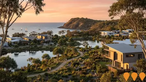AI impression: Laguna Agnes Water, Communities, Precincts & Urban Renewal