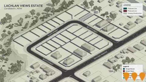 AI impression: Lachlan Views Estate (Scott Street Sub-division), Residential Development