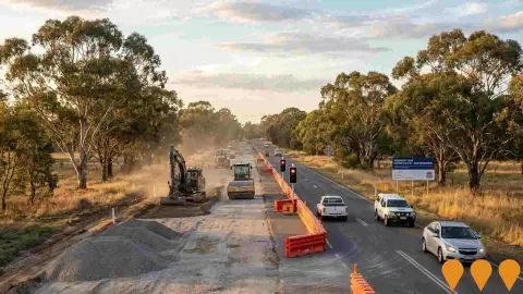 AI impression: Woodberry Road Reconstruction, Transport & Logistics