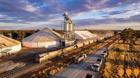 AI impression: GrainCorp Condobolin Rail Siding Upgrade, Transport & Logistics