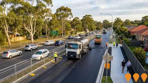 AI impression: Road Rehabilitation - South Parade, Blackalls Park, Transport & Logistics