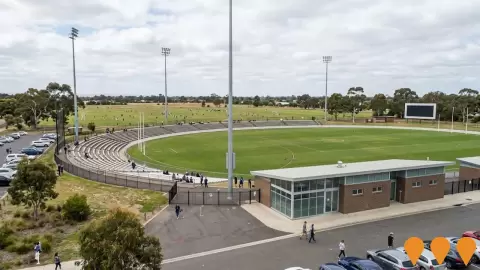 AI impression: Casey Fields Mini-Stadium and Women's Centre for Excellence, Sports & Recreation