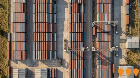 AI impression: Kenwick Intermodal Terminal, Transport & Logistics