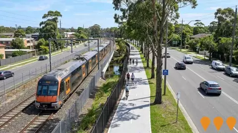 AI impression: Sutherland to Cronulla Active Transport Link (SCATL) Stage 2 & 3, Transport & Logistics