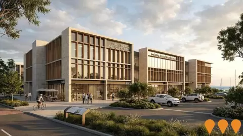 AI impression: 82 Marina Boulevard Commercial Development, Retail