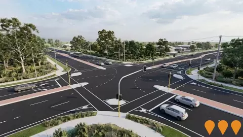 AI impression: Baldivis Road and Kulija Road Intersection Upgrade, Transport & Logistics