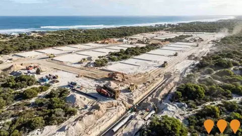 AI impression: Madora Bay East Subdivisional Infrastructure Project, Residential Development