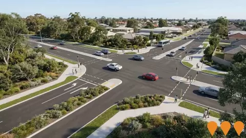 AI impression: Wanneroo Road and East Road Intersection Upgrade, Transport & Logistics