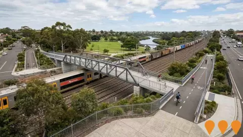 AI impression: Arncliffe and Banksia to Riverine Park Pedestrian and Cycle Links, Social Infrastructure