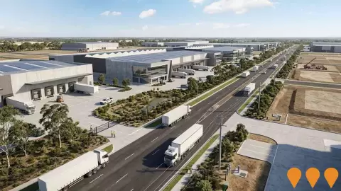 AI impression: Dandenong South Industrial Area Extension, Commercial & Industrial