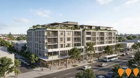 AI impression: 638 Pittwater Road Mixed-Use Development, Residential Development