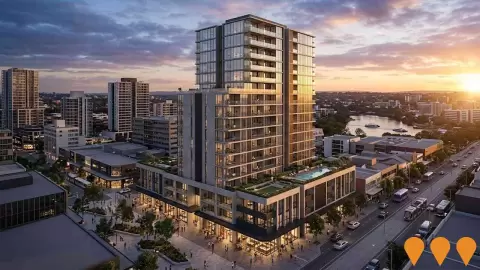 AI impression: Archer & Albert Mixed-Use Residential Development, Residential Development