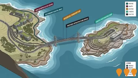 AI impression: Yellow Rock Road Upgrade, Transport & Logistics
