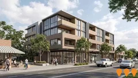 AI impression: 114 & 116 Highland Avenue Mixed-Use Redevelopment, Communities, Precincts & Urban Renewal