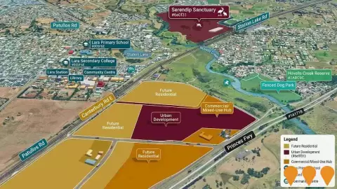 AI impression: Southeast Lara Residential Growth Area (Amendment C444ggee), Communities, Precincts & Urban Renewal