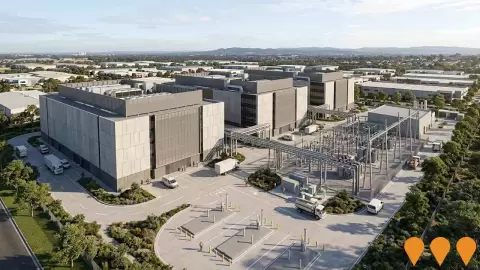 AI impression: Glendenning Road Data Centre, Business Parks & Technology Hubs