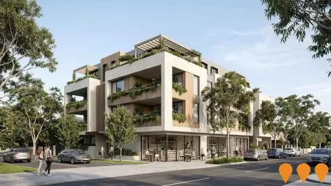 AI impression: Olive Green Caulfield, Residential Development
