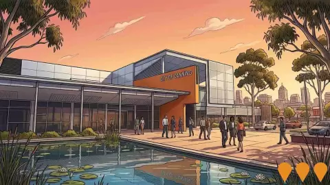 AI impression: Cecil Avenue Central Upgrade, Communities, Precincts & Urban Renewal