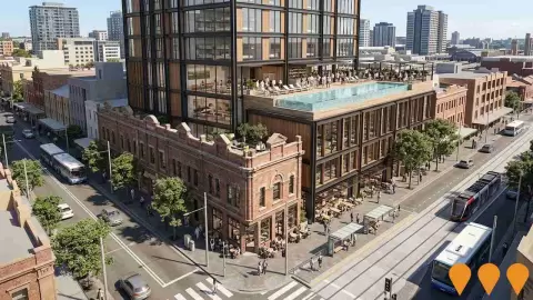 AI impression: 806-812 George Street Mixed-Use Development, Tourism