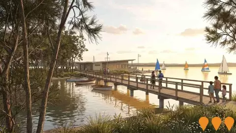 AI impression: Kanahooka Park Sailing Clubhouse Jetty Construction, Ports, Marinas, Fisheries & Aquaculture