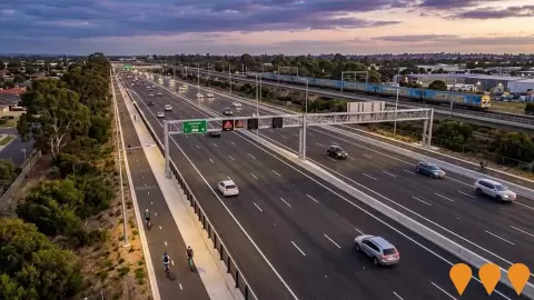 AI impression: Kwinana Freeway Upgrade - Russell Road to Mortimer Road, Transport & Logistics
