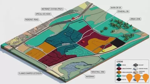 AI impression: METRONET Karnup Station & Transit-Oriented Precinct, Communities, Precincts & Urban Renewal