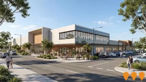 AI impression: Meadow Springs Local Neighbourhood Centre Development, Retail