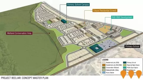 AI impression: Lakelands North East Structure Plan Density Amendment, Communities, Precincts & Urban Renewal