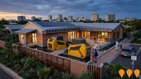 AI impression: West Swan Road Resort and Hospitality Precinct, Commercial & Industrial