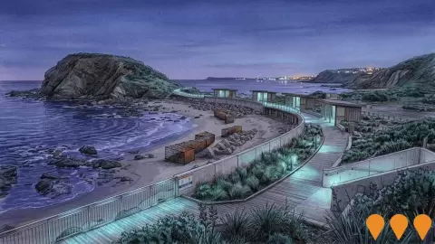 AI impression: Cowes to Rhyll Shared Path Connection, Transport & Logistics