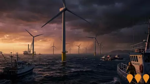 AI impression: High Sea Wind Offshore Wind Farm, Energy