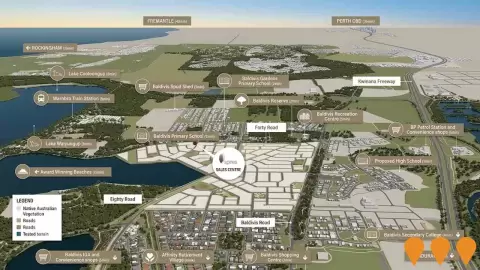 AI impression: Spires Private Estate, Communities, Precincts & Urban Renewal