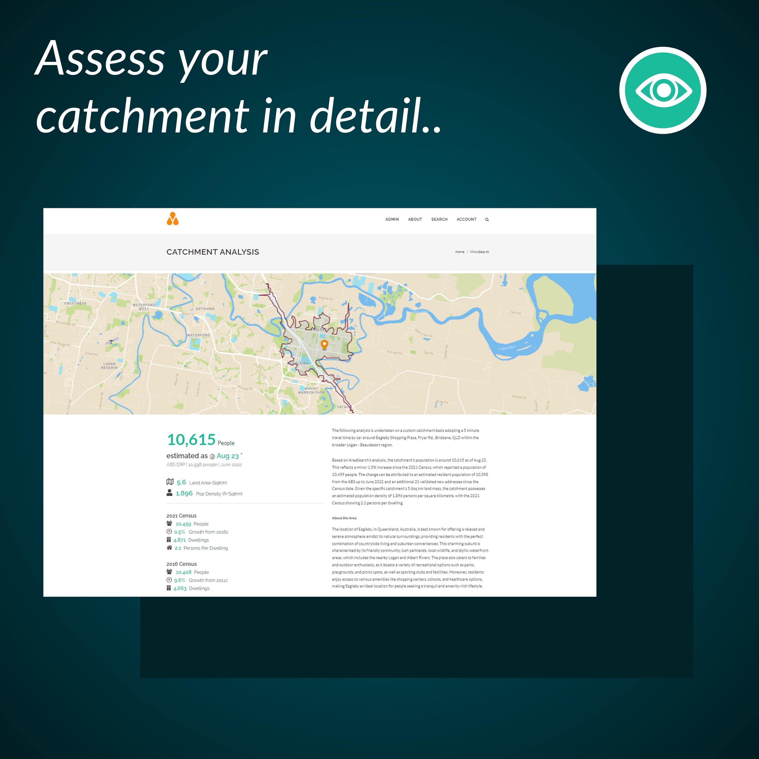 Travel-Time Based Catchment Analysis (slide 4 of 6)